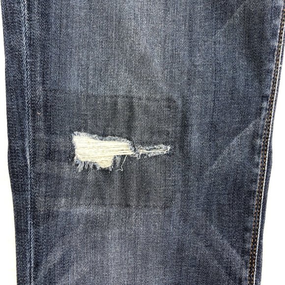 Hudson Women's Size 29 Colette Mid Rise Skinny Crue Blue Distressed Denim Jeans - Picture 13 of 13